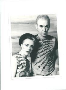 Richard Famous with Sian in the Poison Girls' days